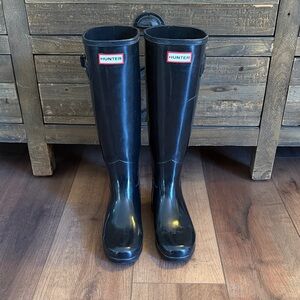 Hunter Classic Black Waterproof Boots